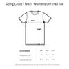 Munda Biddi Off-Trail Women's Tee (Blue Gum)